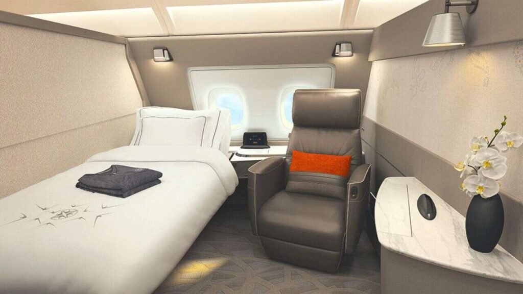 Singapore Airlines First Class Private Cabin